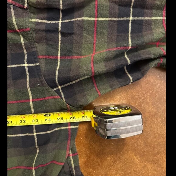 Vintage L.L Bean Plaid Button Up Shirt Mens 2XL Tall - Picture 2 of 9